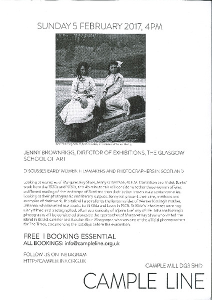 Talk poster