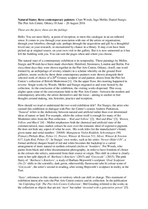 These are the facts; these are the feelings [catalogue essay]