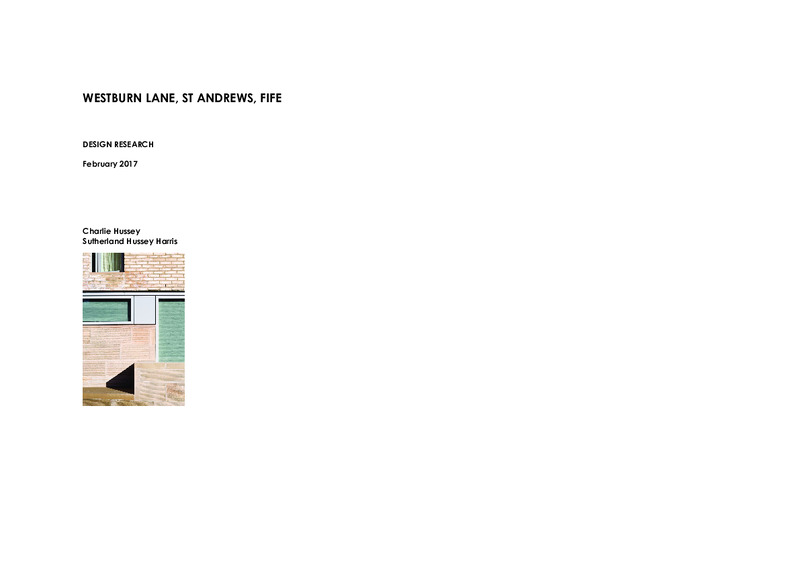 Westburn Lane Housing, St Andrews, Fife