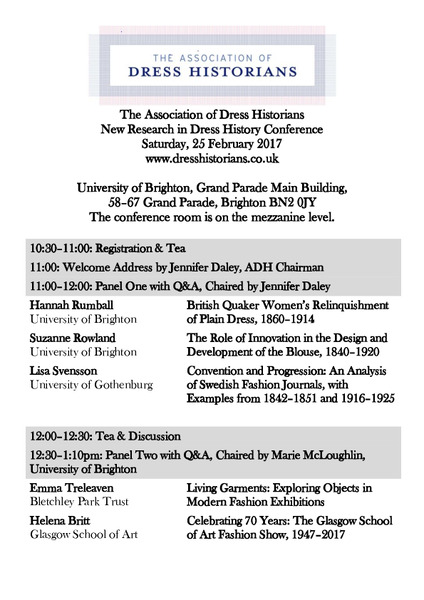 Conference Schedule