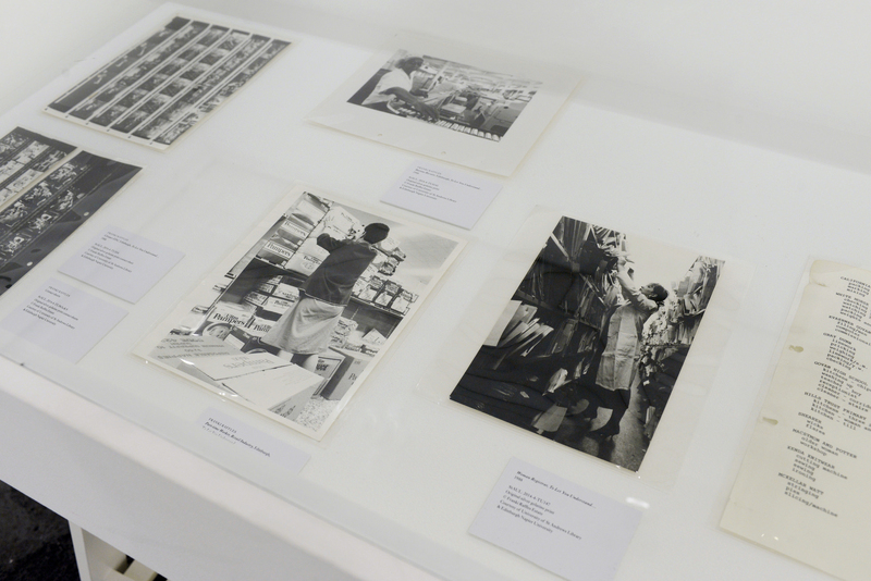 Installation shot, 'Observing Women at Work: Franki Raffles', Reid Gallery, The Glasgow School of Art Photo: Alan Dimmick