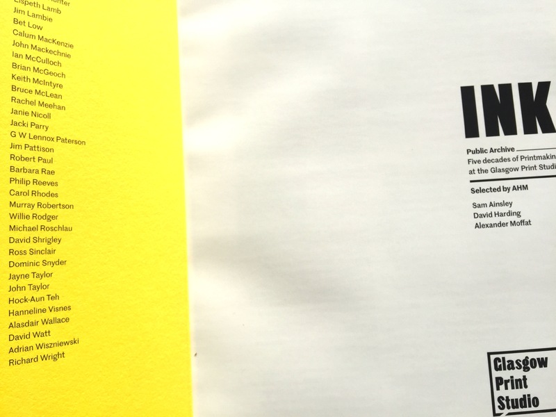 INK: Public Archive - Five Decades of Printmaking at the Glasgow Print Studio (If North Was South and East Was West)