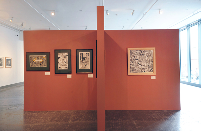 Installation shot, 'Spheres of Influence 2', Reid Gallery GSA (2015) Photo: Alan Dimmick