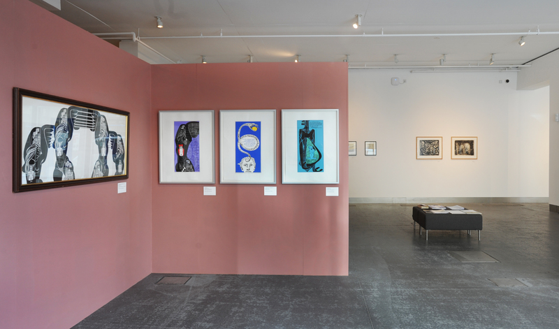 Installation shot, 'Spheres of Influence 2', Reid Gallery GSA (2015) Photo: Alan Dimmick