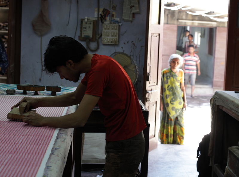 Block printing workshop, Ahmedabad, 2015