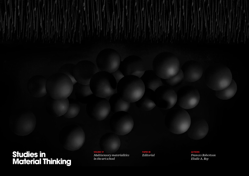 Introduction: Multisensory materialities in the art school
