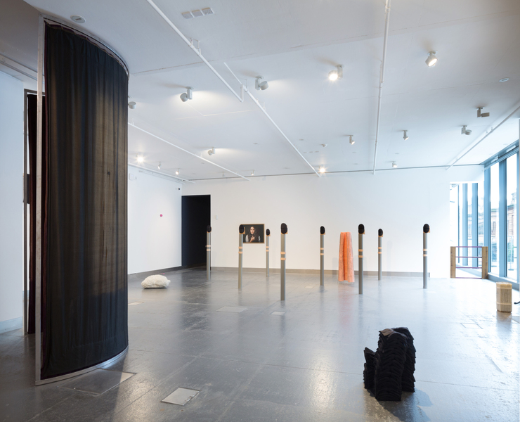 Installation view, 'Hosts and Visitors', Birthe Jorgensen and Sogol Mabadi (2016), Reid Gallery, GSA Photo: Alan McAteer