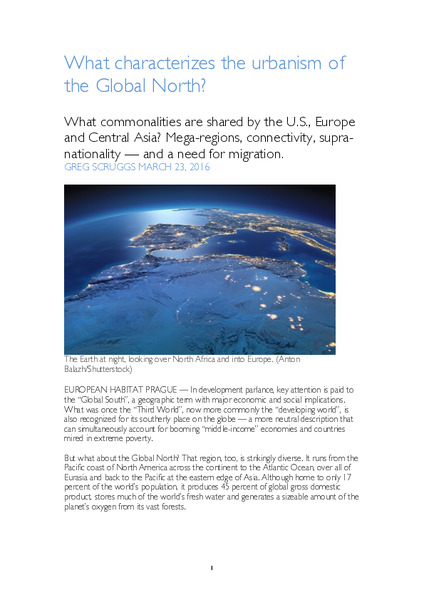 Urban Environment and Resilience