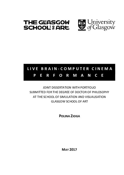 Live Brain-Computer Cinema Performance