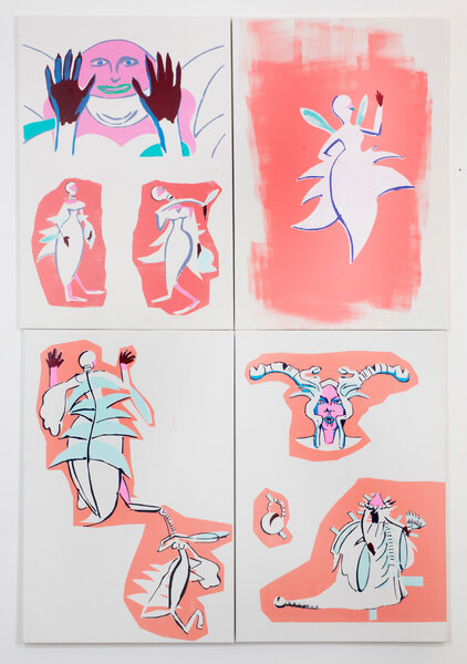 Laurence Figgis, Athener, 2017, acrylic paint on canvas, 182 x 122 cm, photograph by Alan Dimmick, ©A Dimmick, ©Laurence Figgis