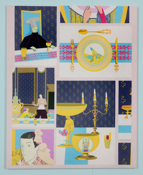 Laurence Figgis, After the Mar’ge, 2017, dye-sublimation print on canvas, 81 x 65 cm, photograph by Alan Dimmick, ©A Dimmick, ©Laurence Figgis
