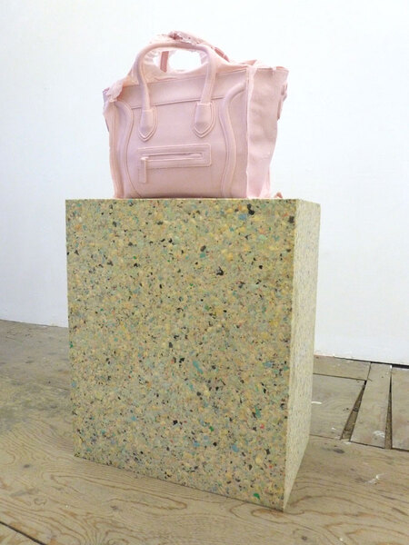 Handbag (2017) cast silicone and reconstituted foam