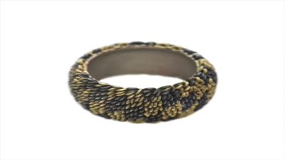 Lenticular Ring 2018 Animation - 18ct white gold changing colour to oxidised silver and yellow gold