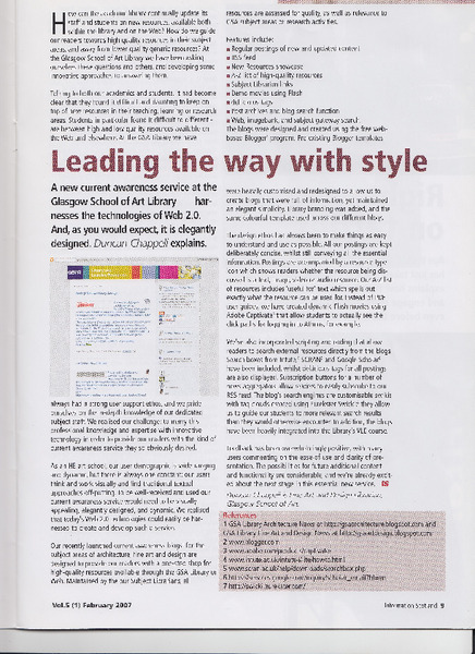 Leading the way with style