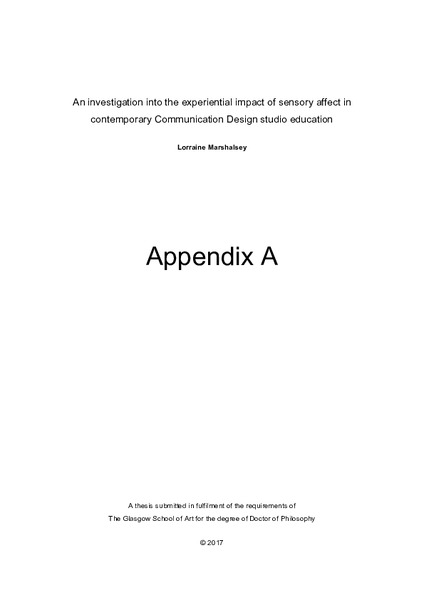 Appendix A
