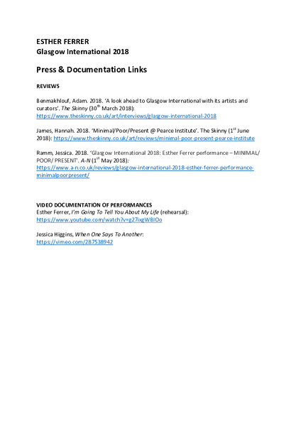 Press and documentation links