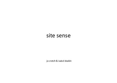 SITE SENSE