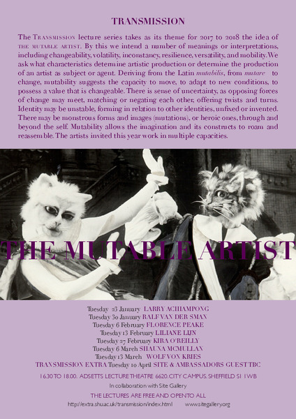 Transmission Lecture Series Poster