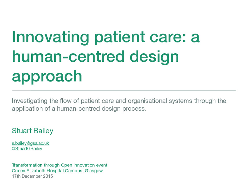 Innovating Patient Care: a human-centred design approach