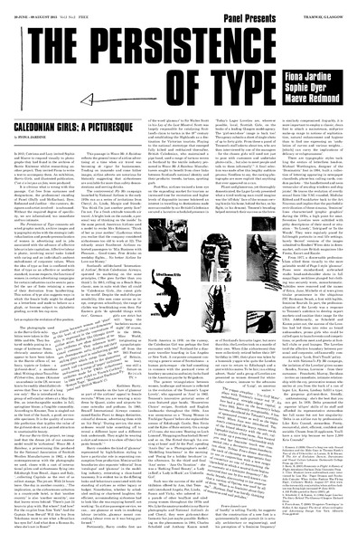 The Persistence of Type (issue 1)