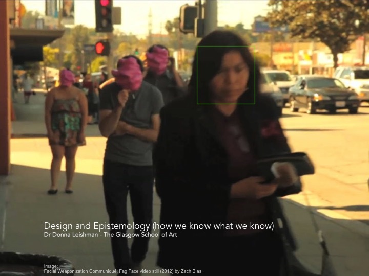 Design and Epistemology (how we know what we know)