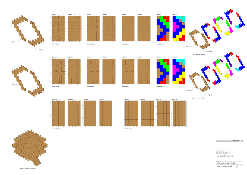 The cutting schedule for the CNC machine to make the Anchorhold