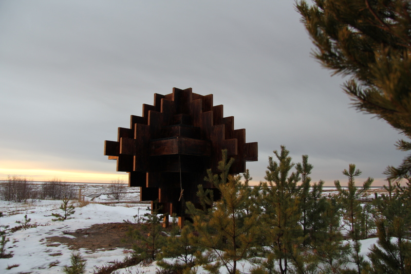 As built on Hailuto Island Finland fot Hai Arts and Grizedale Arts