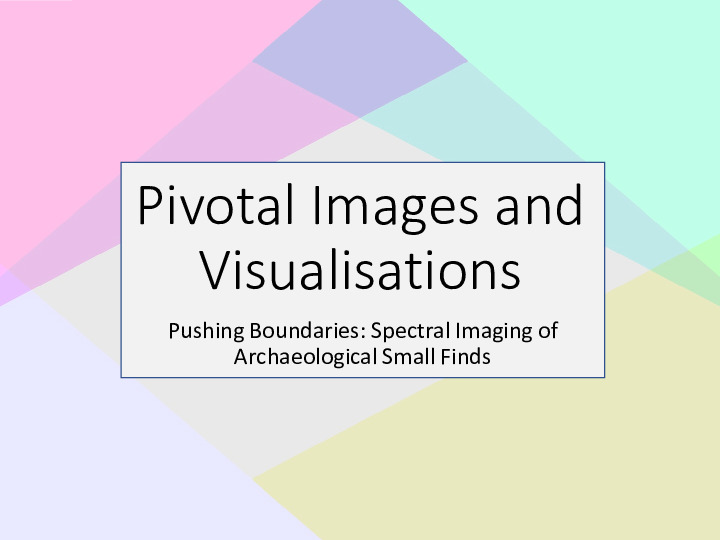 Pivotal Images and Visualisation PDF