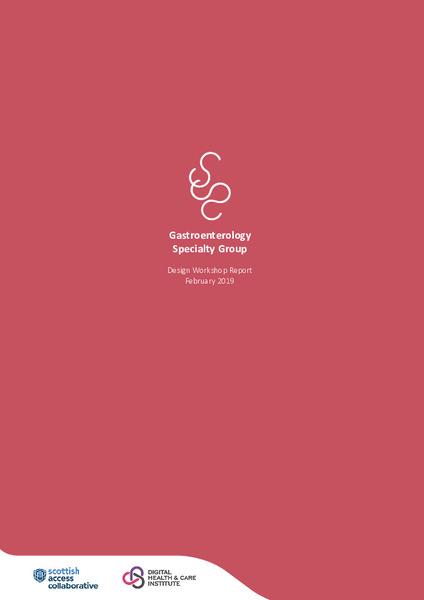 SAC Gastroenterology Design Workshop Report