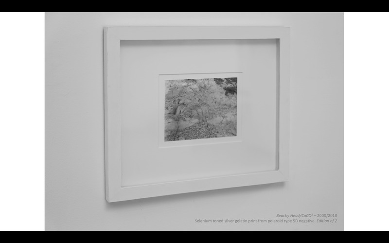 "Collection" and other pieces in a body of work related to geology and time