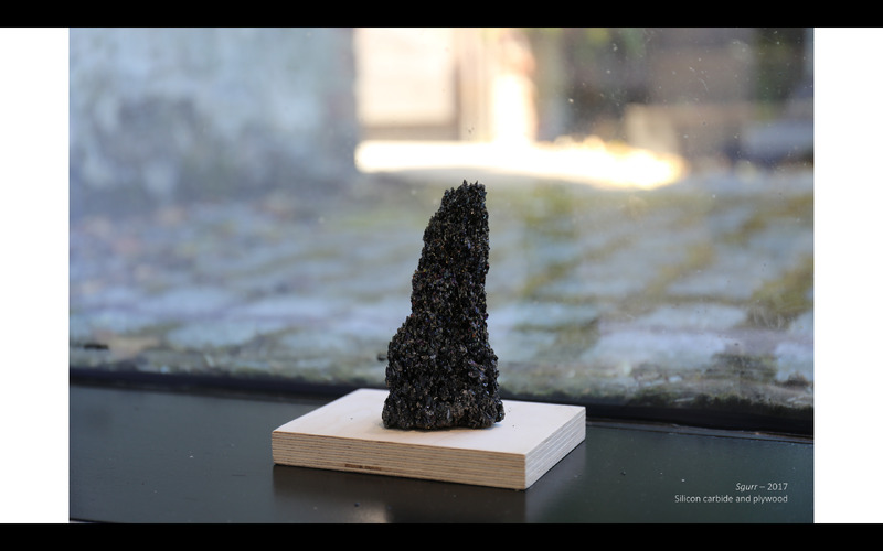 "Collection" and other pieces in a body of work related to geology and time