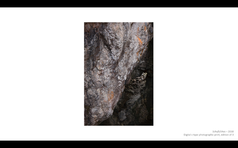 "Collection" and other pieces in a body of work related to geology and time