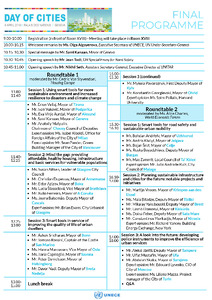 Day of Cities, United Nations Economic Commission for Europe, Expert Opinion