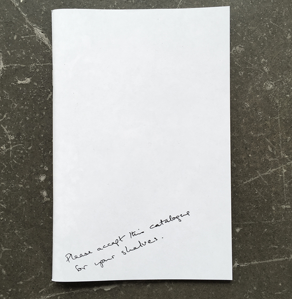 Please Accept This Catalogue For Your Shelves