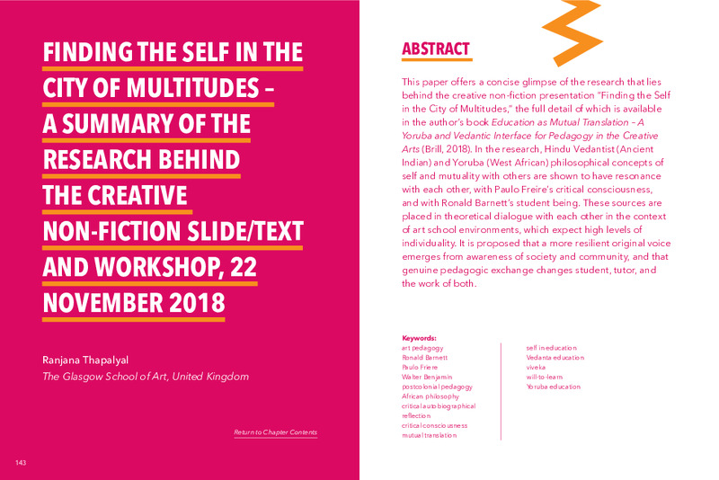 Finding the Self in the City of Multitudes