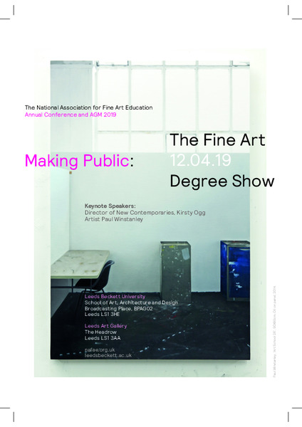 Showing off: the fine art degree show in and beyond the art school