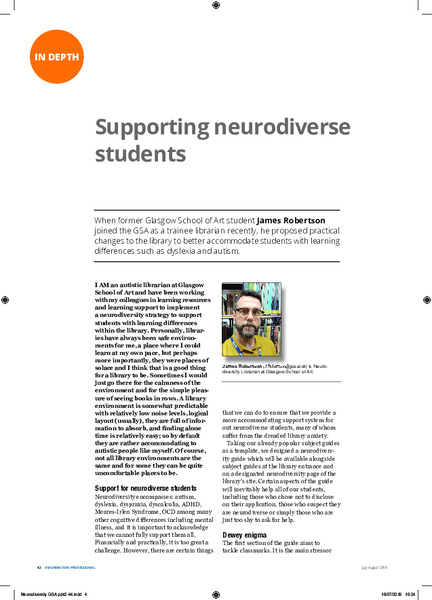 Supporting Neurodiverse Students