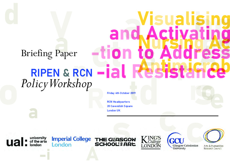 Briefing paper - Visualising and Activating Nursing Action to Address Antimicrobial Resistance.