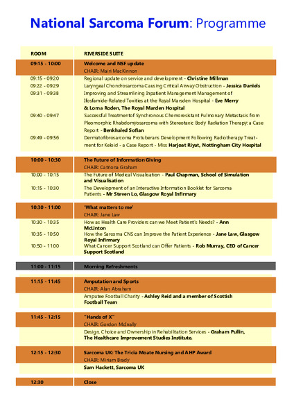 Programme