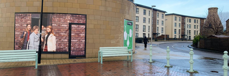 The Decorators by Nicky Bird. Installation photograph by Rosy Naylor, Art Walk Projects