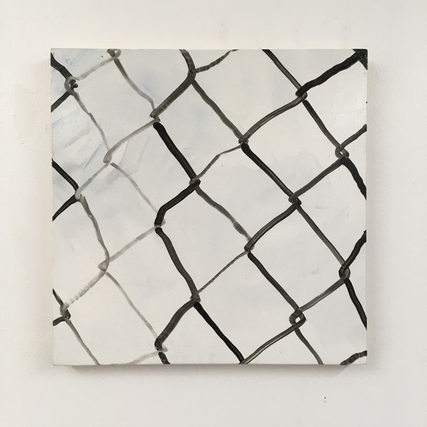 Black and White Chain Link & A Kiss_Perhaps We Should Have Stayed [Group Exhibition: Warbling Collective at Hoxton 253, London]