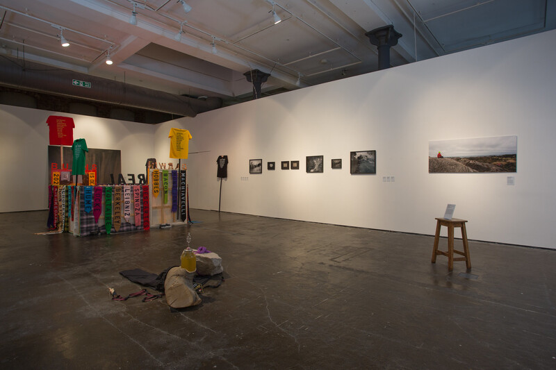 Installation shot, ‘Practicing Landscape: Land, Histories and Transformation’, (2020), The Lighthouse, Glasgow. Photo: Jack McCombe