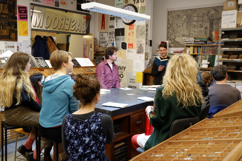 Yapping with Cutbush: A one-day practical workshop on letterpress typography and print