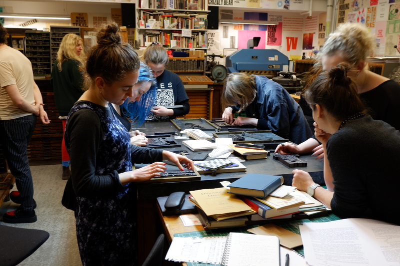 Yapping with Cutbush: A one-day practical workshop on letterpress typography and print