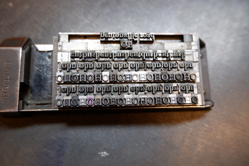 Yapping with Cutbush: A one-day practical workshop on letterpress typography and print