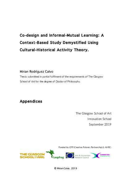 Co-design and Informal-Mutual Learning: A Context-Based Study Demystified Using Cultural-Historical Activity Theory