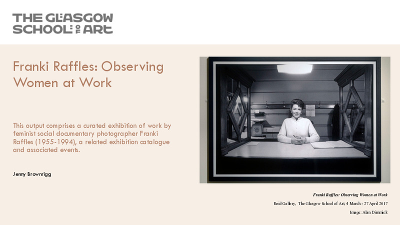 Franki Raffles: Observing Women at Work​