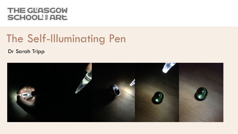 The Self-Illuminating Pen