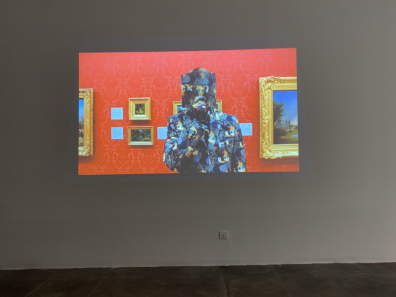 Documentation of video projection.