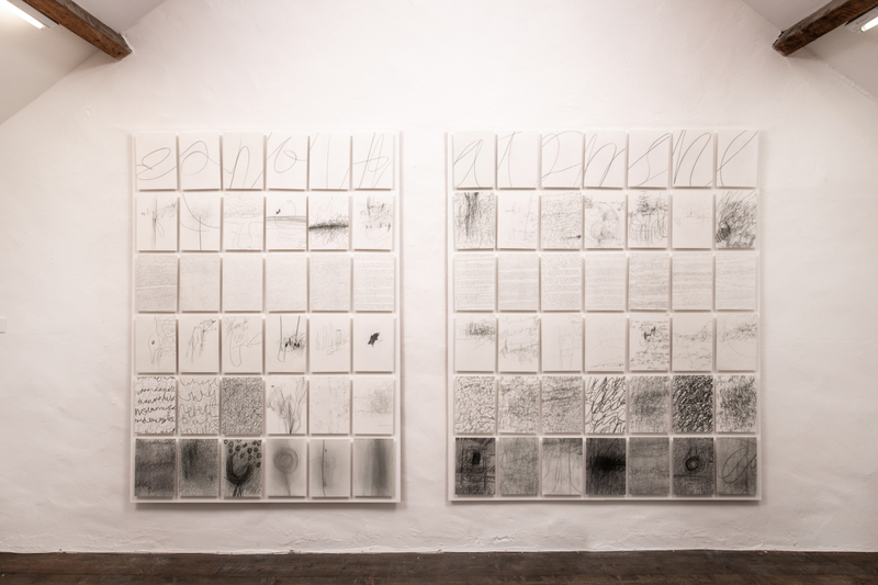Image 5: The Wonderful Widow of Eighteen Springs and Experiences No. 2, composed by John Cage, from Between Noise and Sound, Sam Winston. Photography: Christopher Morrison